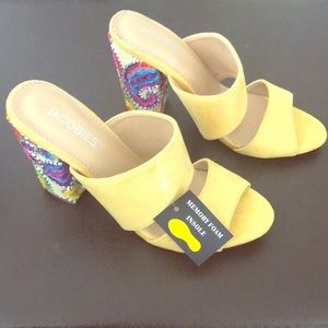 Jacobies Yellow Shoes Size 8